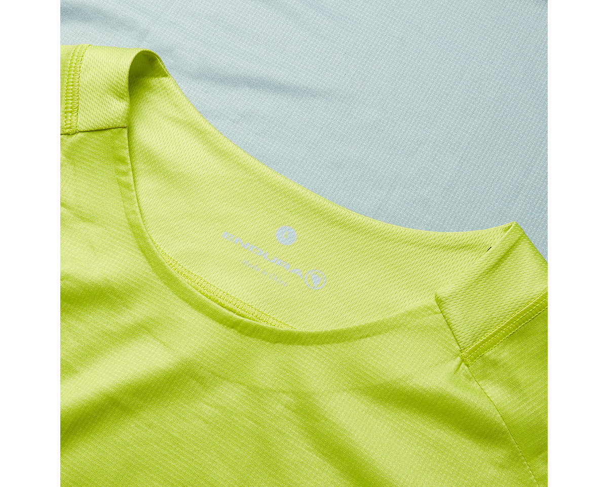 T-shirt manches longues Homme CORE PRINT Vert Citron