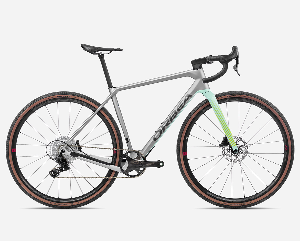 Vélo gravel Unisexe TERRA M22TEAM 1X Argent/Vert